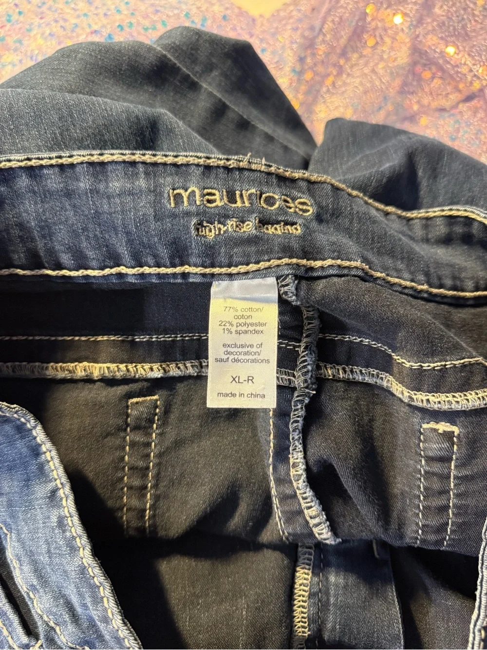 Maurices Women's Skinny Jeans in Dark Blue Wash
